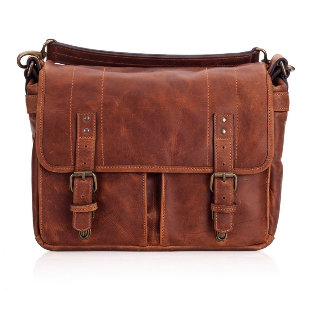 ONA PRINCE STREET LEATHER CAMERA MESSENGER BAG - ANTIQUE COGNAC